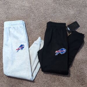 Kids Buffalo Logo Sweatpants - Black and Gray